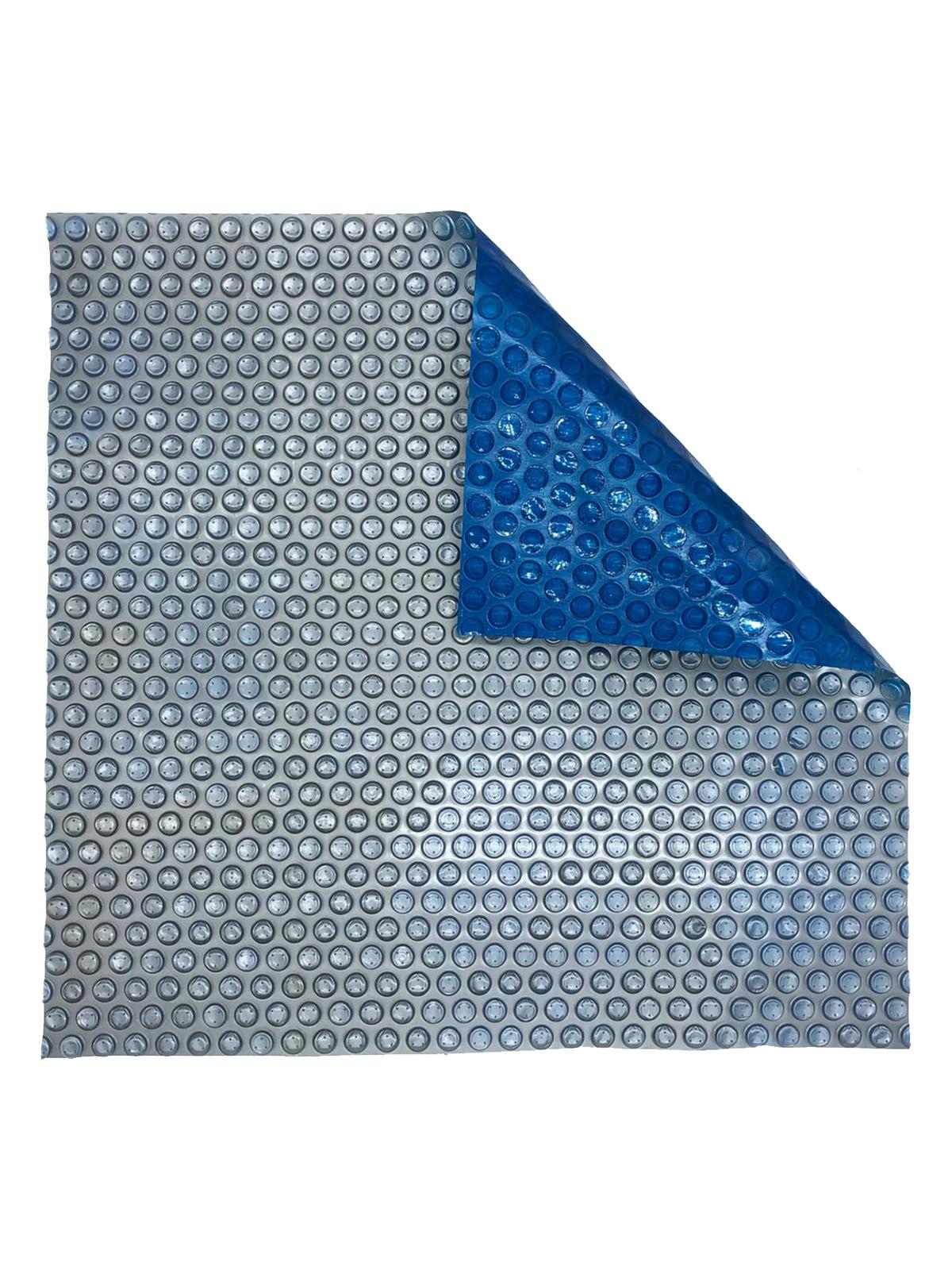 MIDWEST BLUE/SILVER 18X40 RECT 5YR 18x40 Rectangular IG Blue/Silver Spaceage Solar Cover 8 Mil